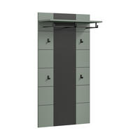 PANEEL CANU (B/H/T: ca. 80/145/29 cm) in Basalt grau/Smoke Green - Grau, Holzwerkstoff (80/145/29cm)