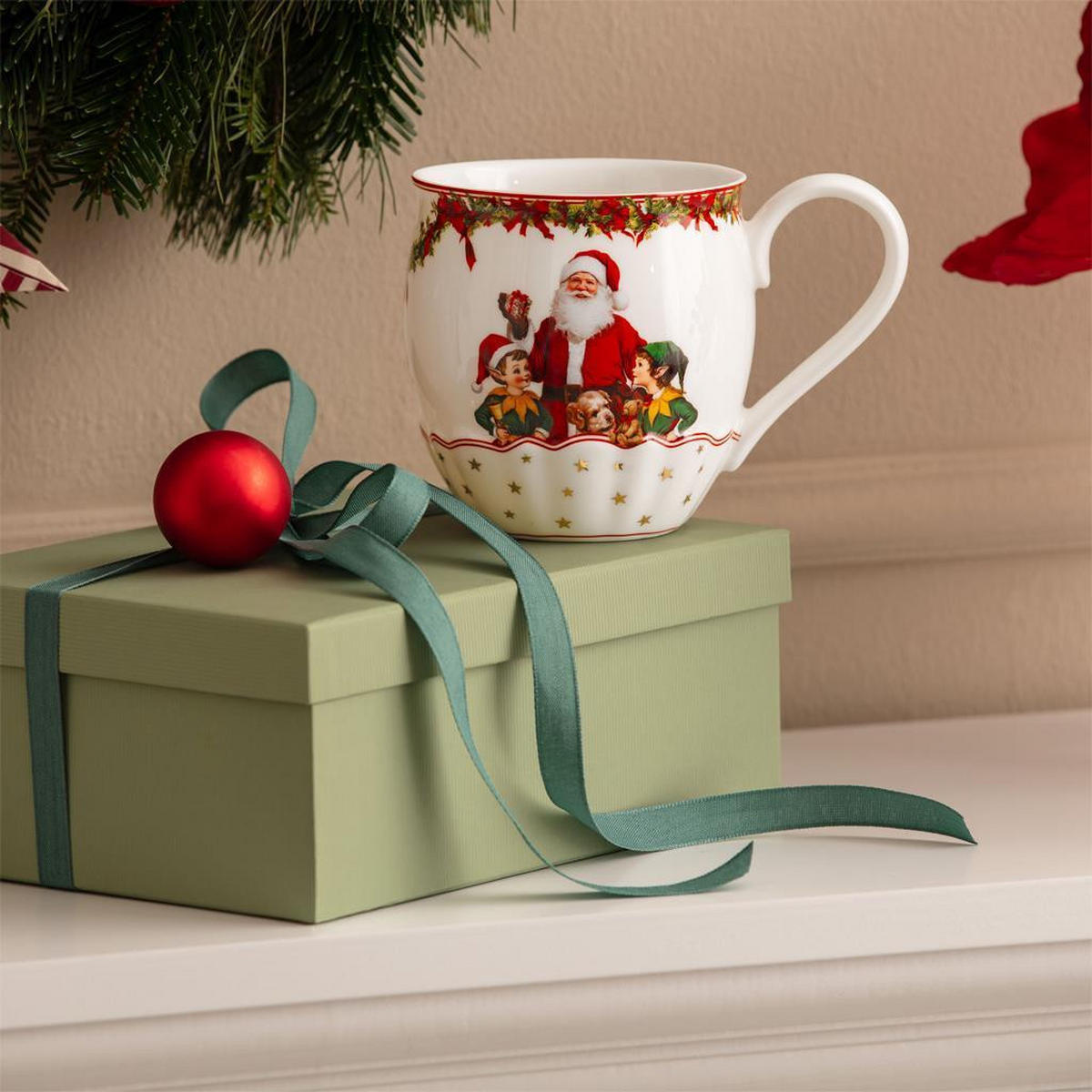 JAHRESBECHER 2026 Annual Christmas Edition bunt 470 ml - Multicolor, Keramik (0.47L) - Villeroy & Boch