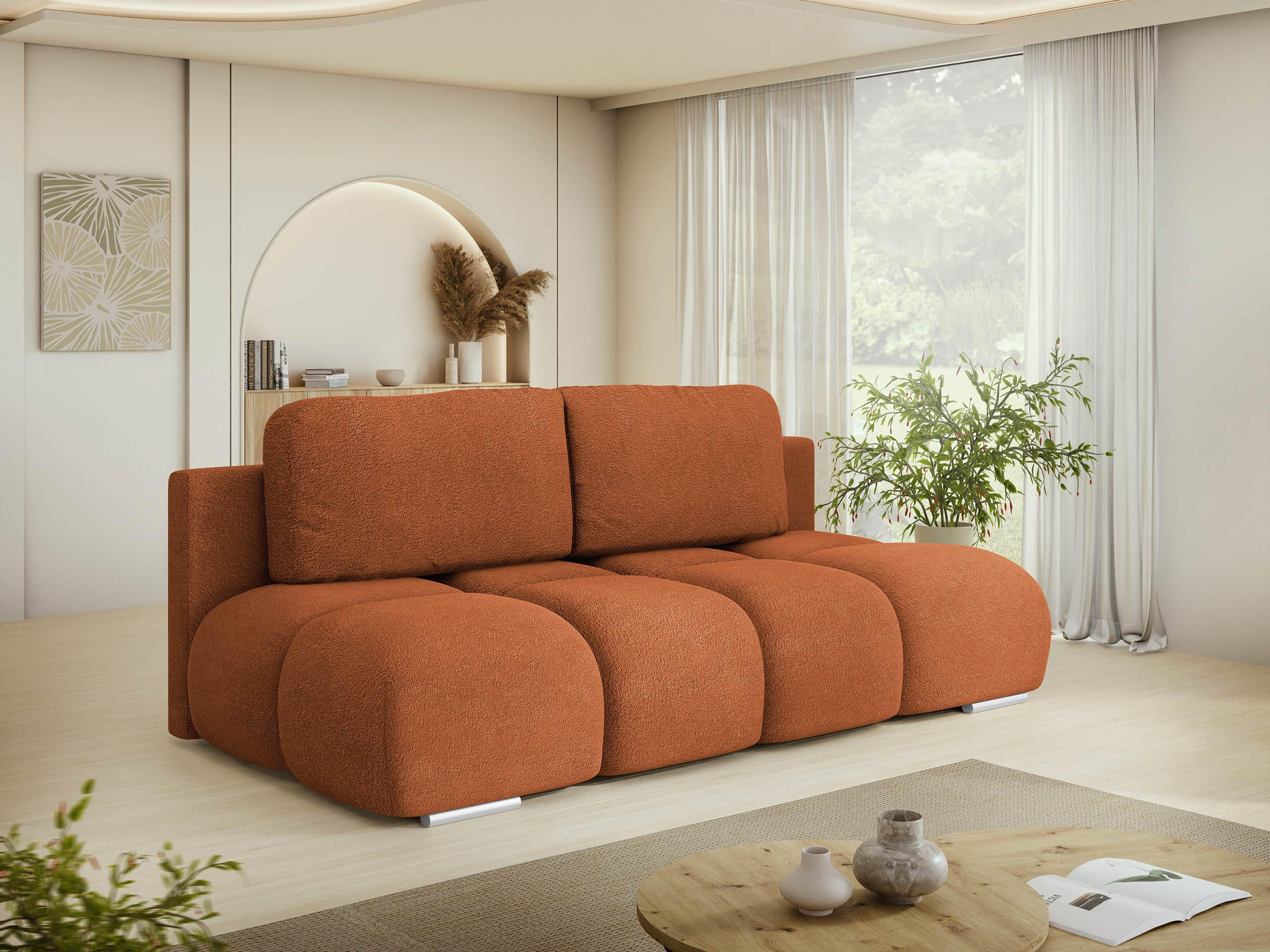 SCHLAFSOFA Honey Mini - Schwarz/Bronzefarben, Holz/Kunststoff (195/89/90cm) - MIRJAN24