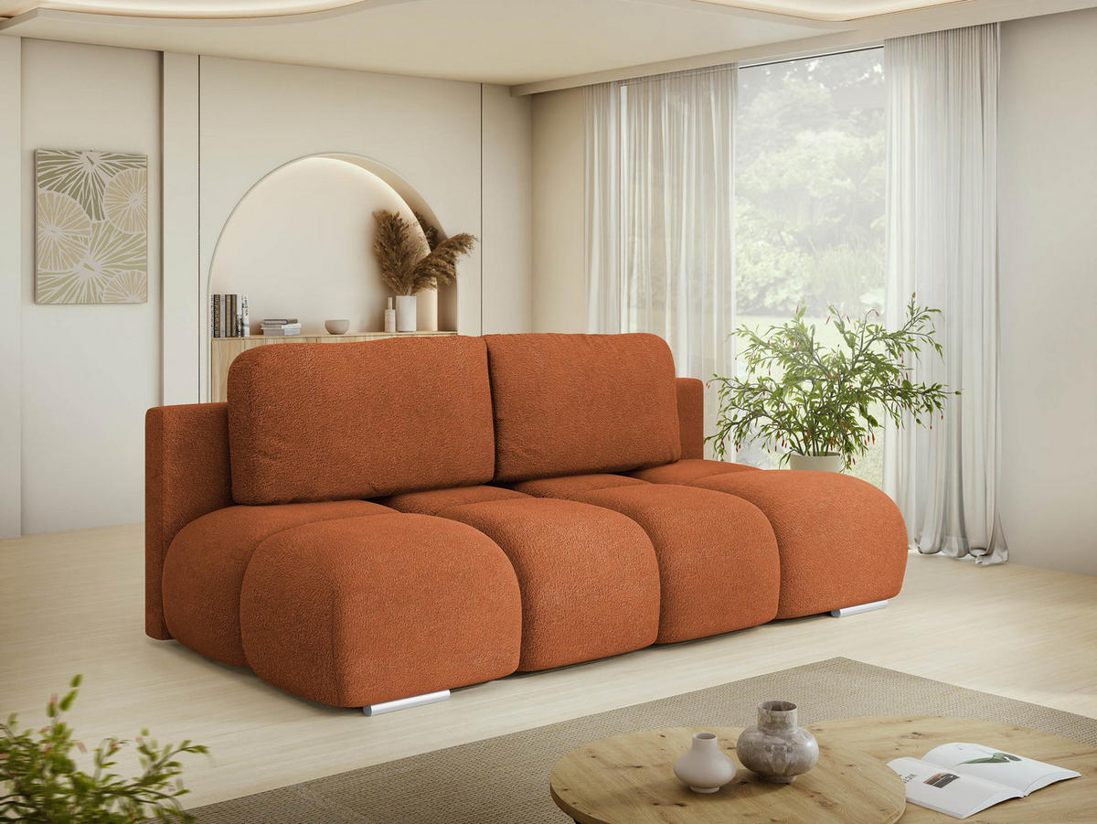 SCHLAFSOFA Honey Mini - Schwarz/Bronzefarben, Holz/Kunststoff (195/89/90cm) - MIRJAN24