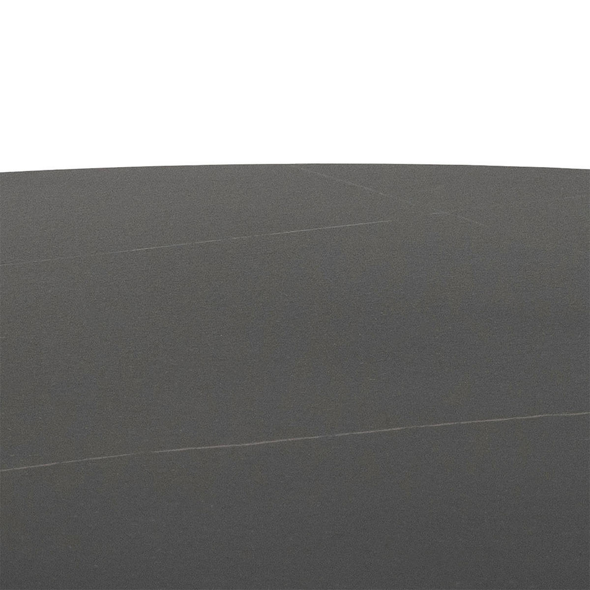 COUCHTISCH, Malta, Mattschwarz, Metall / Keramik, 60 x 60 x 45 cm - Schwarz, Metall (60/60/45cm) - ebuy24