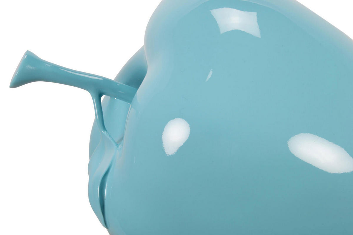 SKULPTUR Blau 32/31 cm - Blau/Schwarz, Stein (3/31/24cm) - KUNSTLOFT