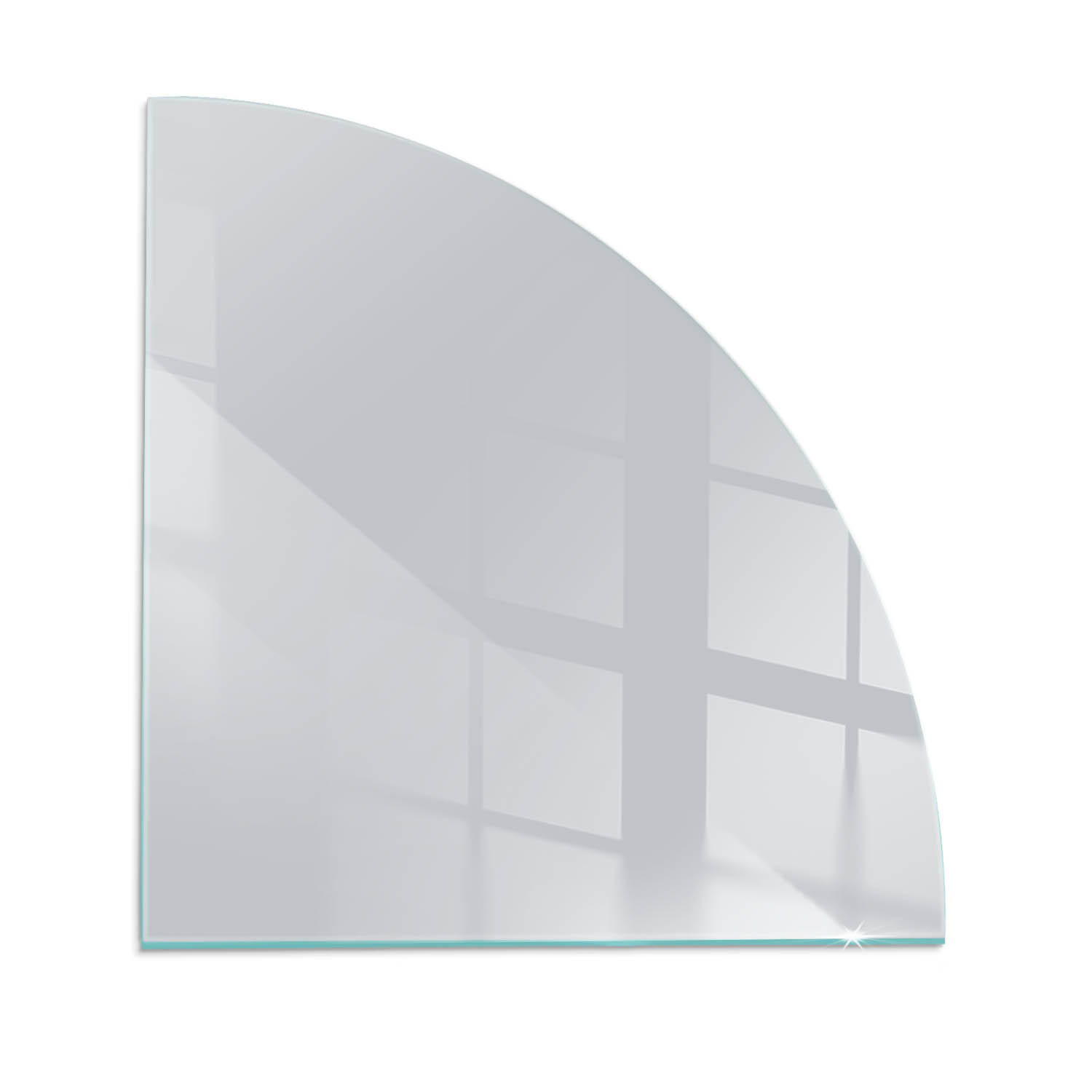 ArtPrintCave Glasplatte Grau 100x100x0.4 cm