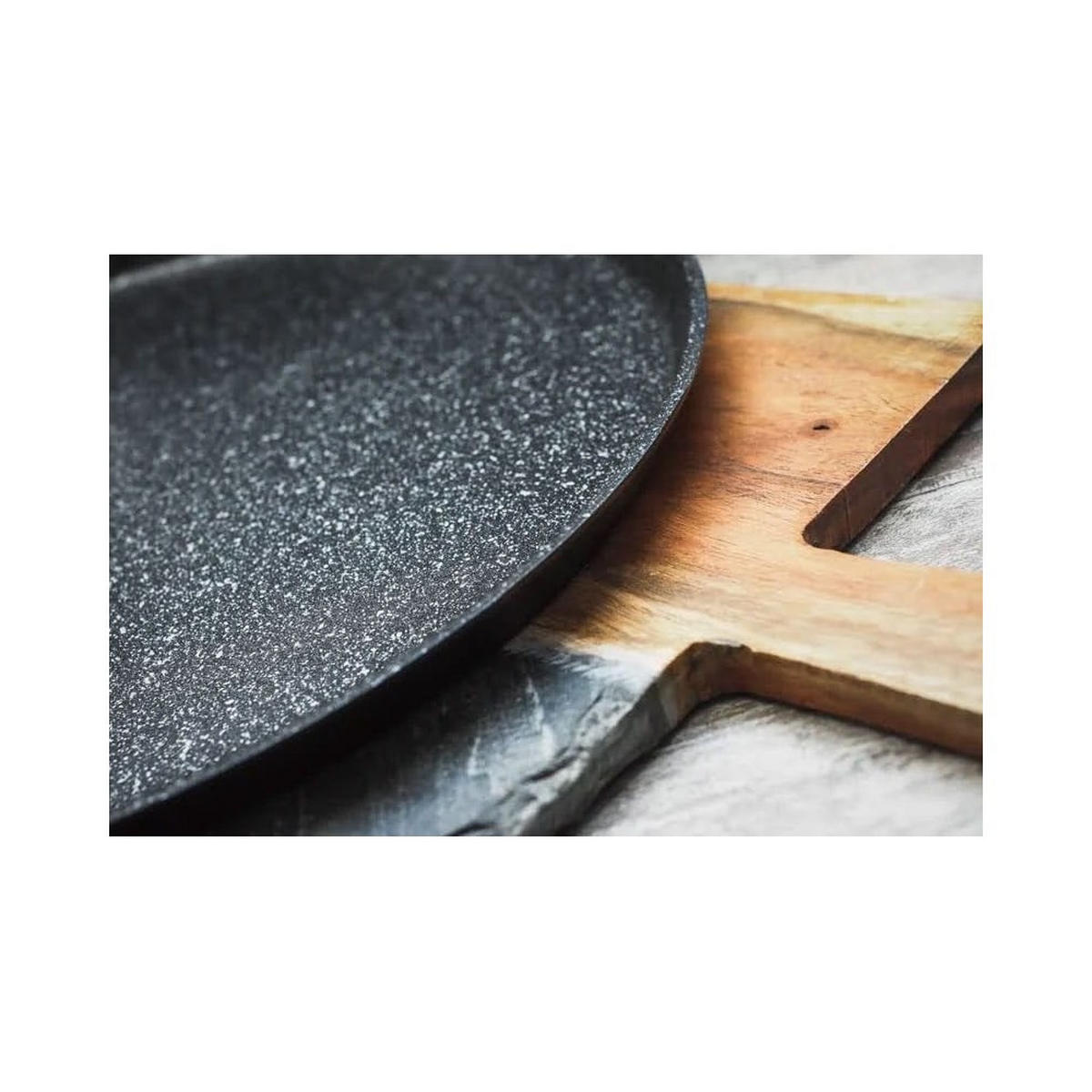 CRÊPEPFANNE Schwarz 28/28/1.5 cm BH6181 - Schwarz, Metall (28cm) - Berlinger Haus