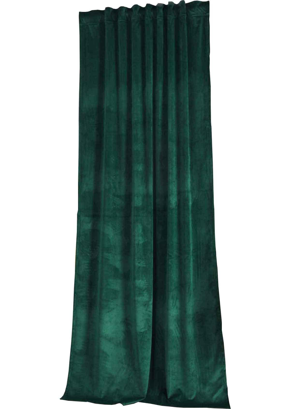 VORHANG MILANO HxB 235x135 cm Grün - Grün, Textil (135/235cm) - Gardinenbox