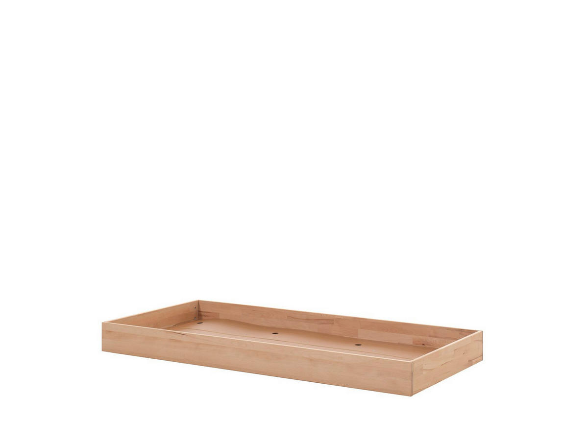 ETAGENBETT Kelci 2x90x200 Bettschublade Rausfallschutz Buche massiv - Buchefarben, Holz (90/200cm) - 58aufmkessel