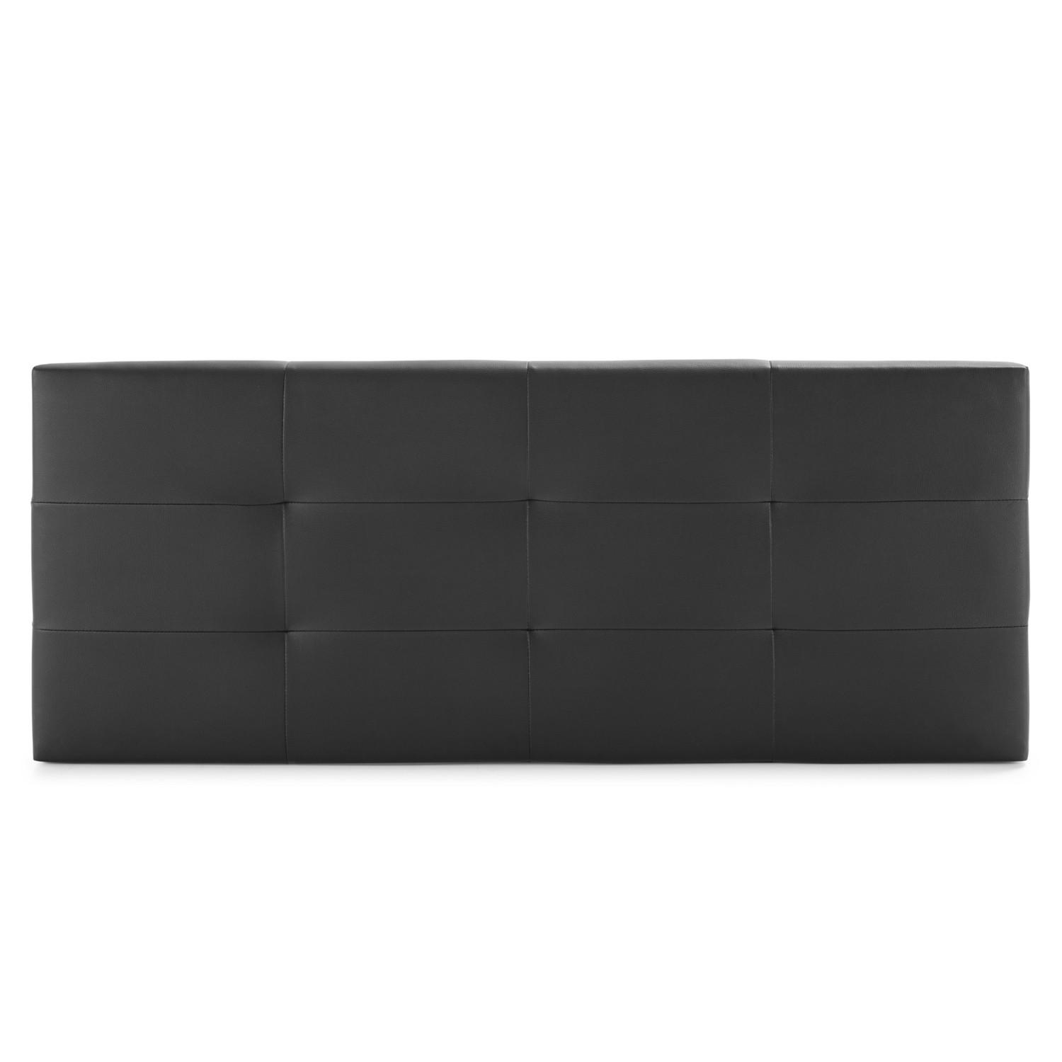 KOPFTEIL 140x60 cm Carla Schwarz - Schwarz, Fell (8/60/140cm) - VS Venta-stock