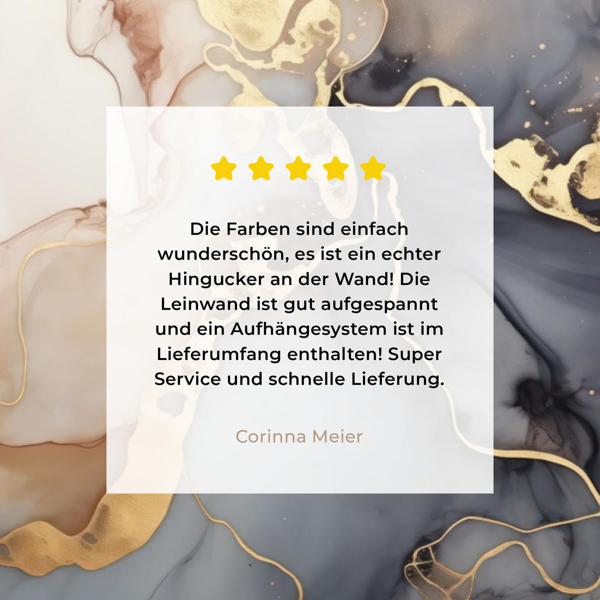 LEINWANDBILD Marmor - Schwarz - Gold - Weiß Wandbilder 80x60 cm - Dunkelgrau, Textil (80/60cm) - MuchoWow
