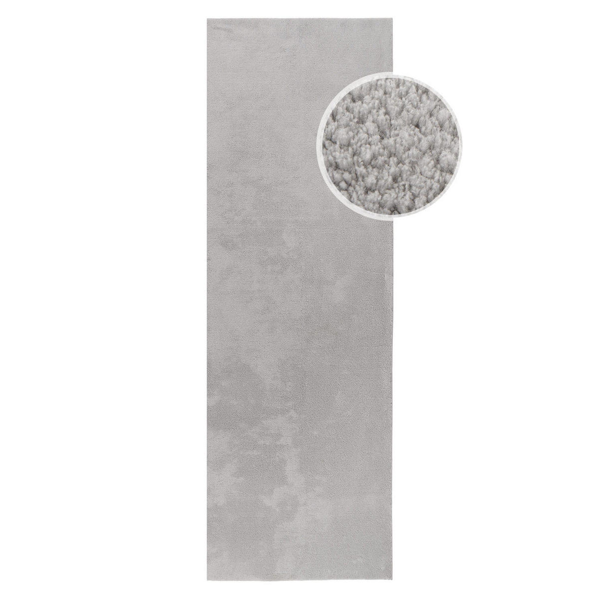 KURZFLOR-TEPPICH Waschbar Calma 200 Grau 200x280 cm - Grau, Kunststoff/Textil (200/280cm) - carpet city