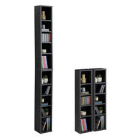 CD/DVD- REGAL CHART - Eschefarben, Holzwerkstoff (20/186/17cm) - CARO-Möbel