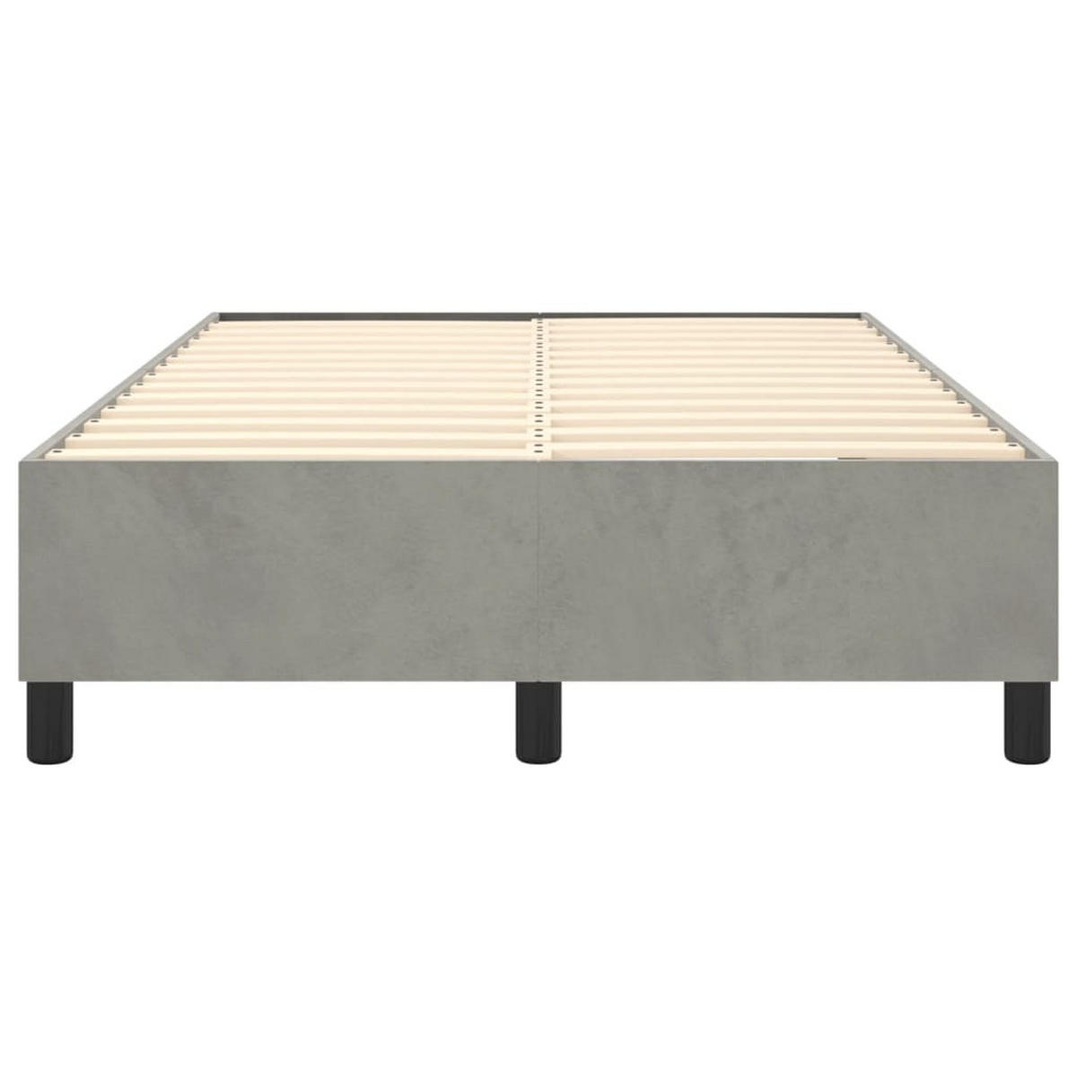 POLSTERBETT Rackley 120/203 cm - Hellgrau, Holzwerkstoff (120/200cm) - Nettlife