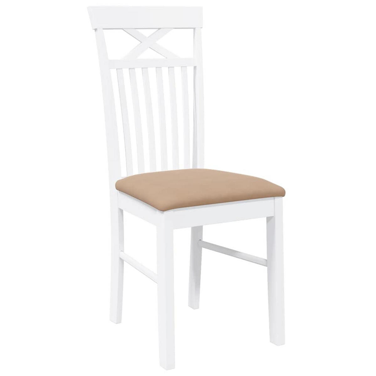 STUHL-SET 2 Stk Eisenhain 42.5/94/53.5 cm - Weiß, Holz (42.5/94/53.5cm) - ZMH