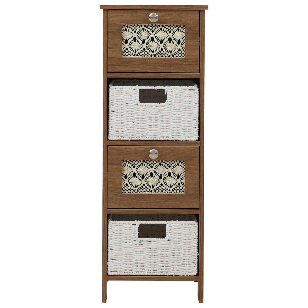 KOMODA Hnědá - hnědá, dřevo (30/82/30cm) - MCW