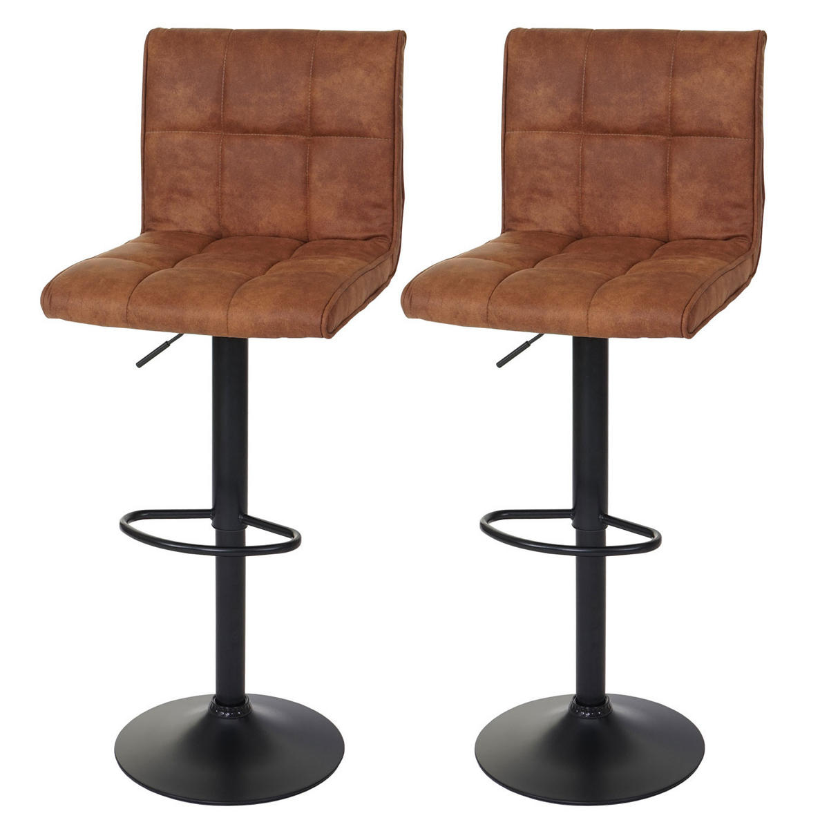 BARHOCKER Braun 2er-Set - Braun, Textil (44/116/46cm) - MCW