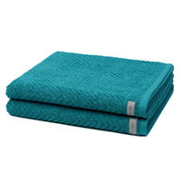 DUSCHTUCH Smart 2er-Set - Grün, Textil (50/100cm) - Ross