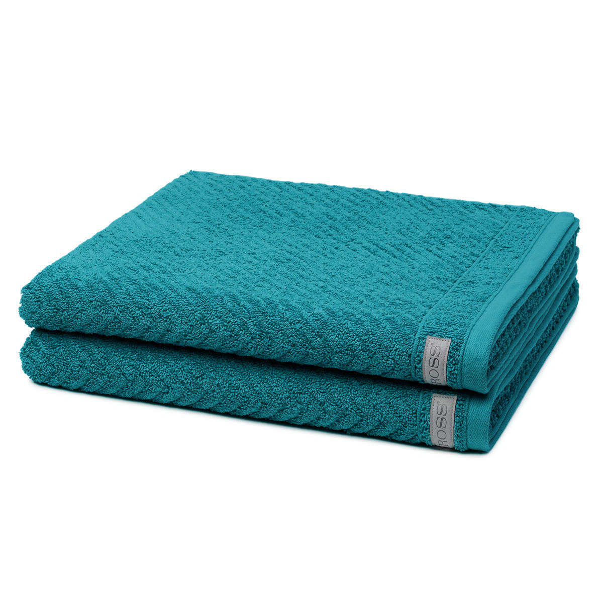 DUSCHTUCH Smart 2er-Set - Grün, Textil (50/100cm) - Ross