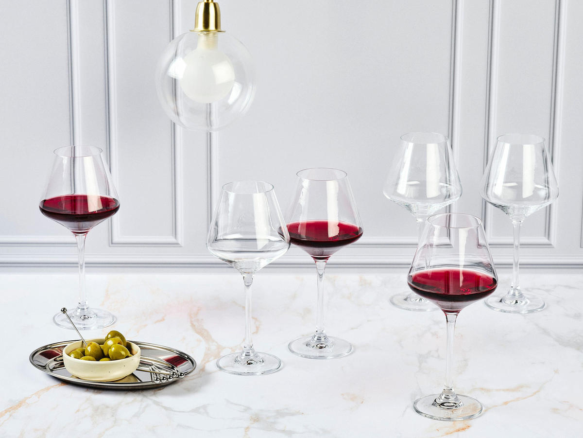 WEINGLÄSER Lagom 470ml - 6er-Set - Transparent - Transparent, Glas (0.47L) - Björn