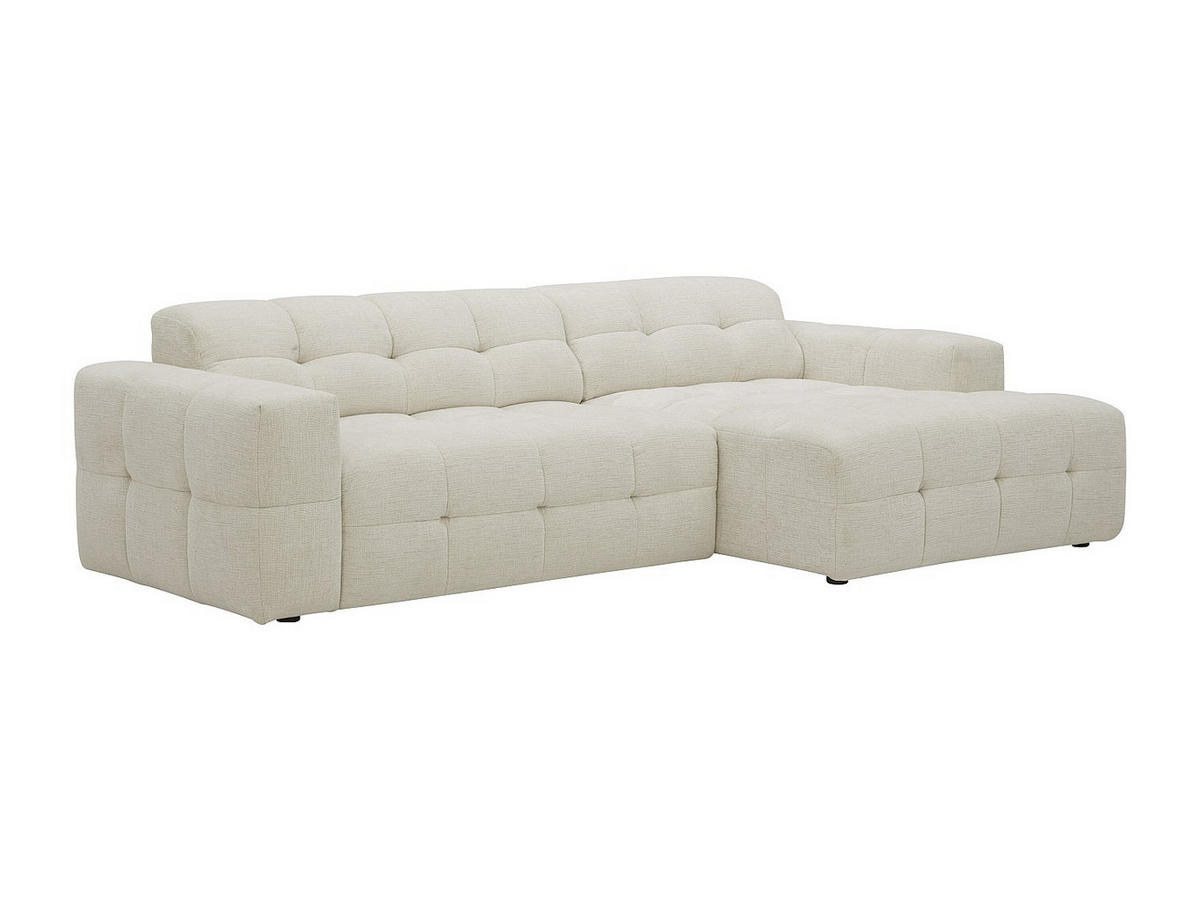 RELAXSOFA - 4 Personen - stoff - beige Vikono - Beige, Kunststoff/Textil (268/77/157cm) - Vente-Unique