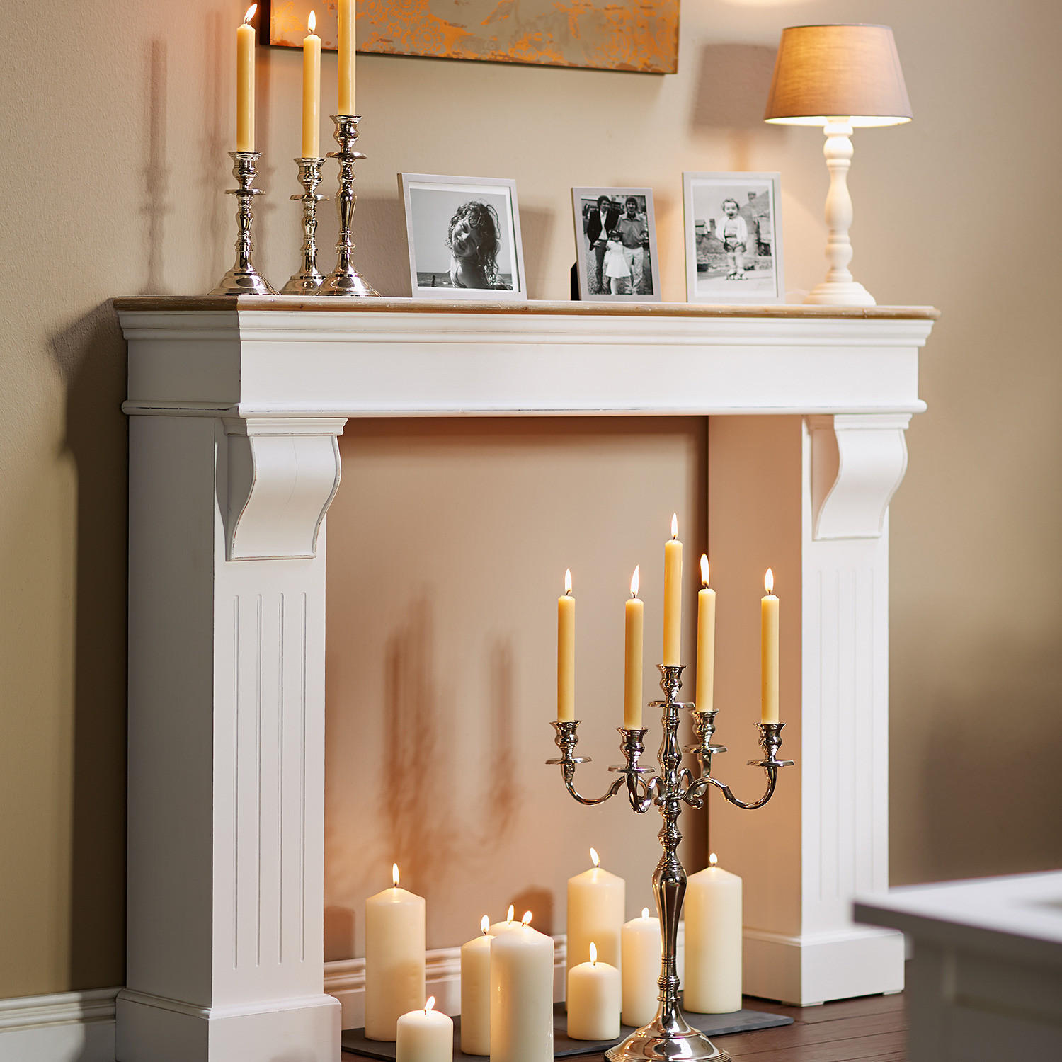 KAMINUMRANDUNG Masterpiece - Transparent, Holz (120/97/27cm) - BUTLERS