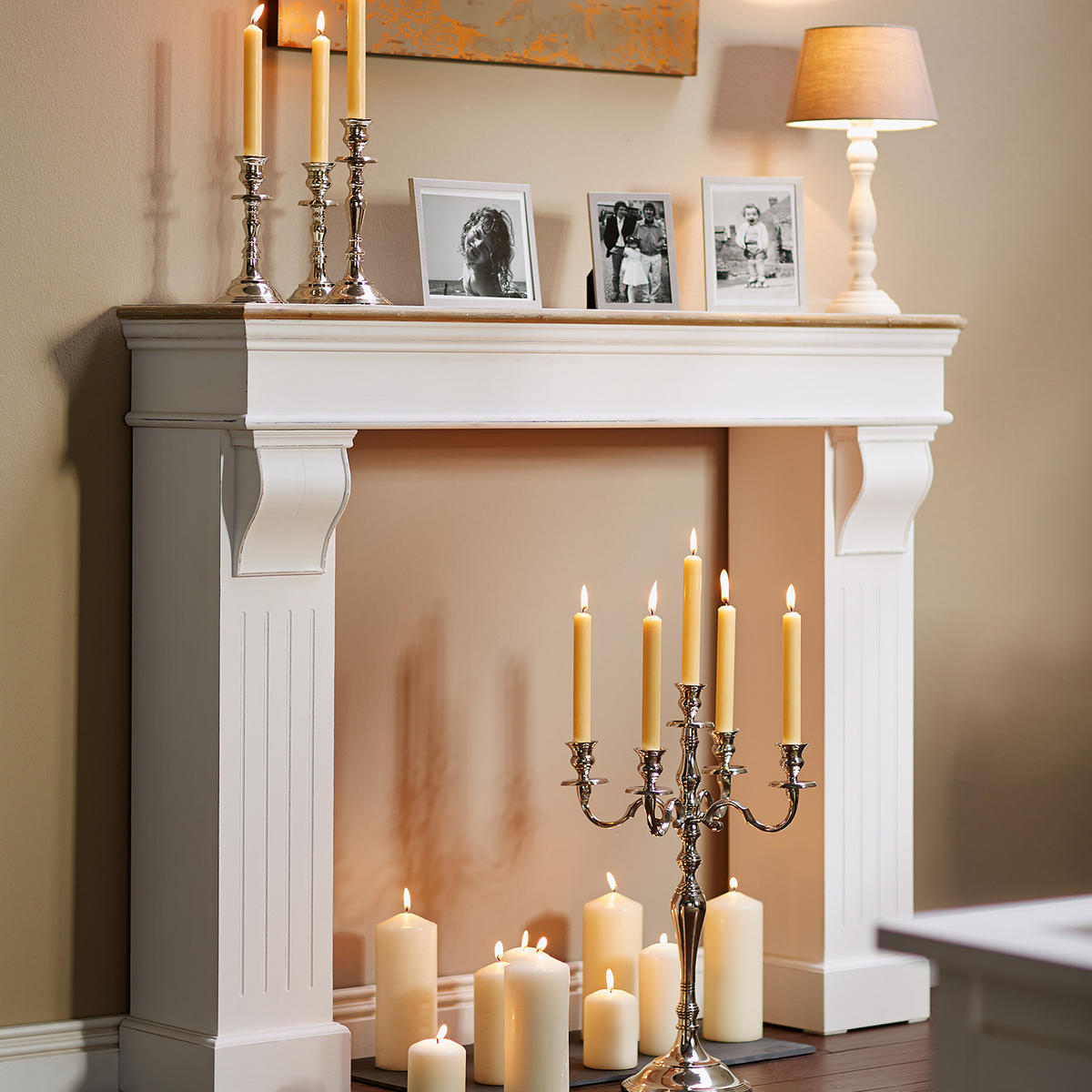 KAMINUMRANDUNG Masterpiece - Transparent, Holz (120/97/27cm) - BUTLERS