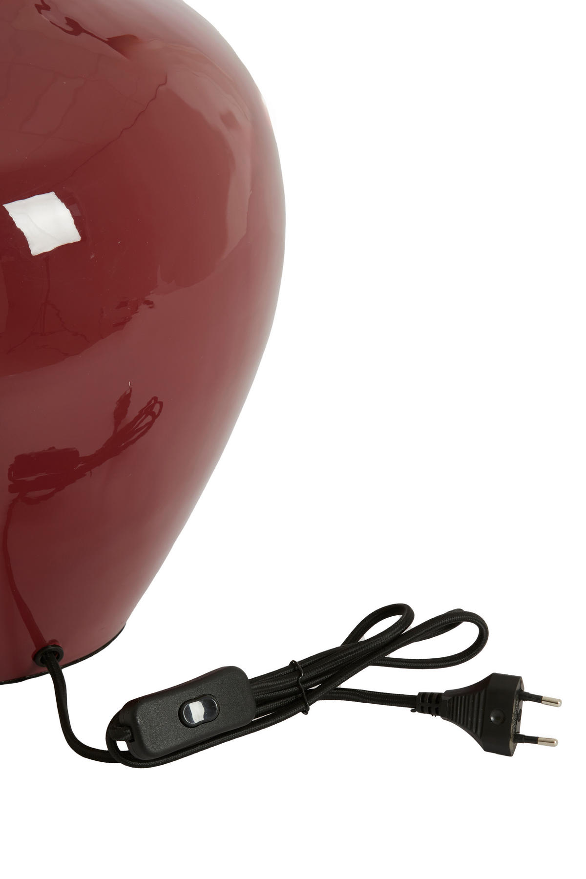 LAMPENSOCKEL Nana Rot 33/33/51 cm - Rot, Metall (33/33/51cm) - Light & Living