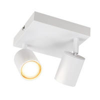 STRAHLER Einfallsreich 2-flammig 15/15/14.4 cm - Weiß, Metall (15/15/14.4cm) - ZMH