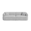 MODULARES-SOFA Campi aus Cord silber 4 Sitzplätze - Silberfarben, Textil (90/70/255cm) - Cosmopolitan Design