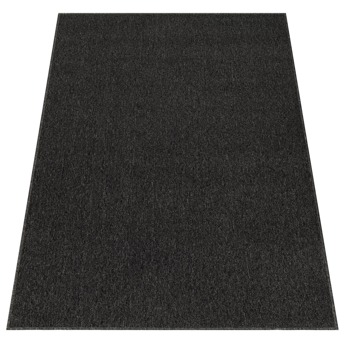TEPPICH NIZZA Schwarz 240/340 cm - Schwarz, Kunststoff (240/340cm) - Tapiso