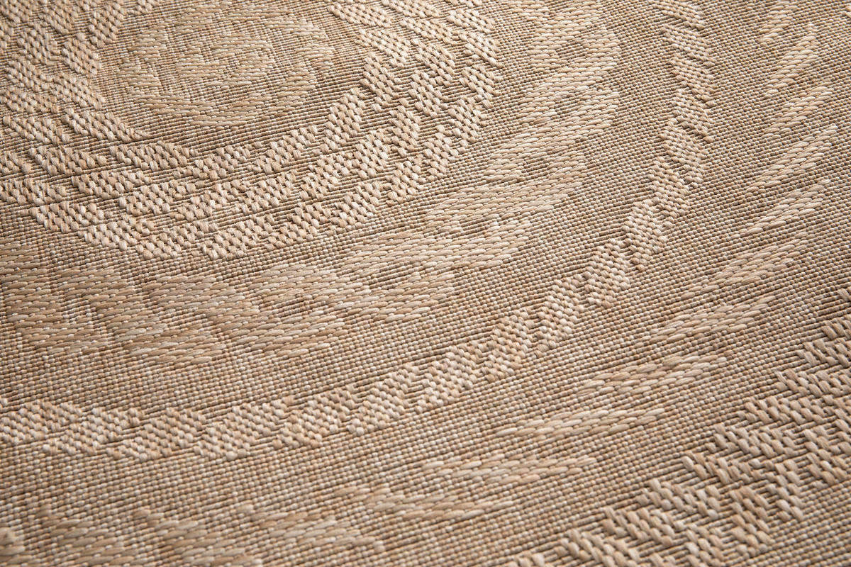 TEPPICH In- Outdoor, fleckenresistent beige - Beige, Textil (160/160cm) - AFK Living