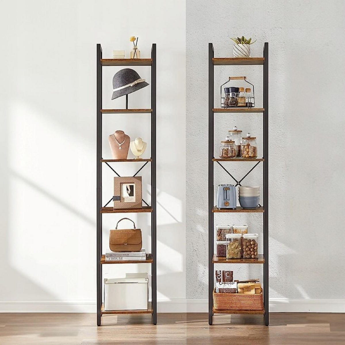 BÜCHERREGAL, braun 40/30/187.5 cm - Braun, Holzwerkstoff (40/187.5/30cm)