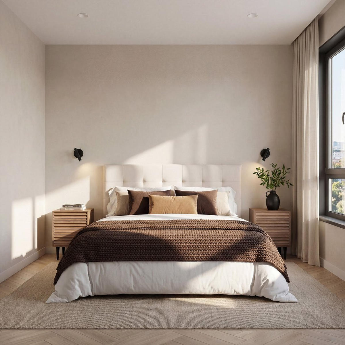 KOPFTEIL DOPPELTES Pier Beige 170 cm x 70 cm - Beige, Textil (170/7cm) - Klast Home