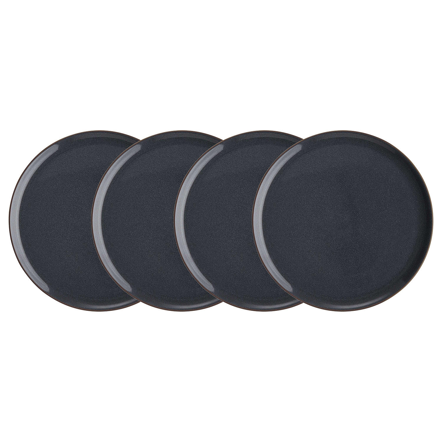 FRÜHSTÜCKSTELLER (4er Set) Native - Dunkelblau, Keramik (23/23/2.5cm) - Butlers