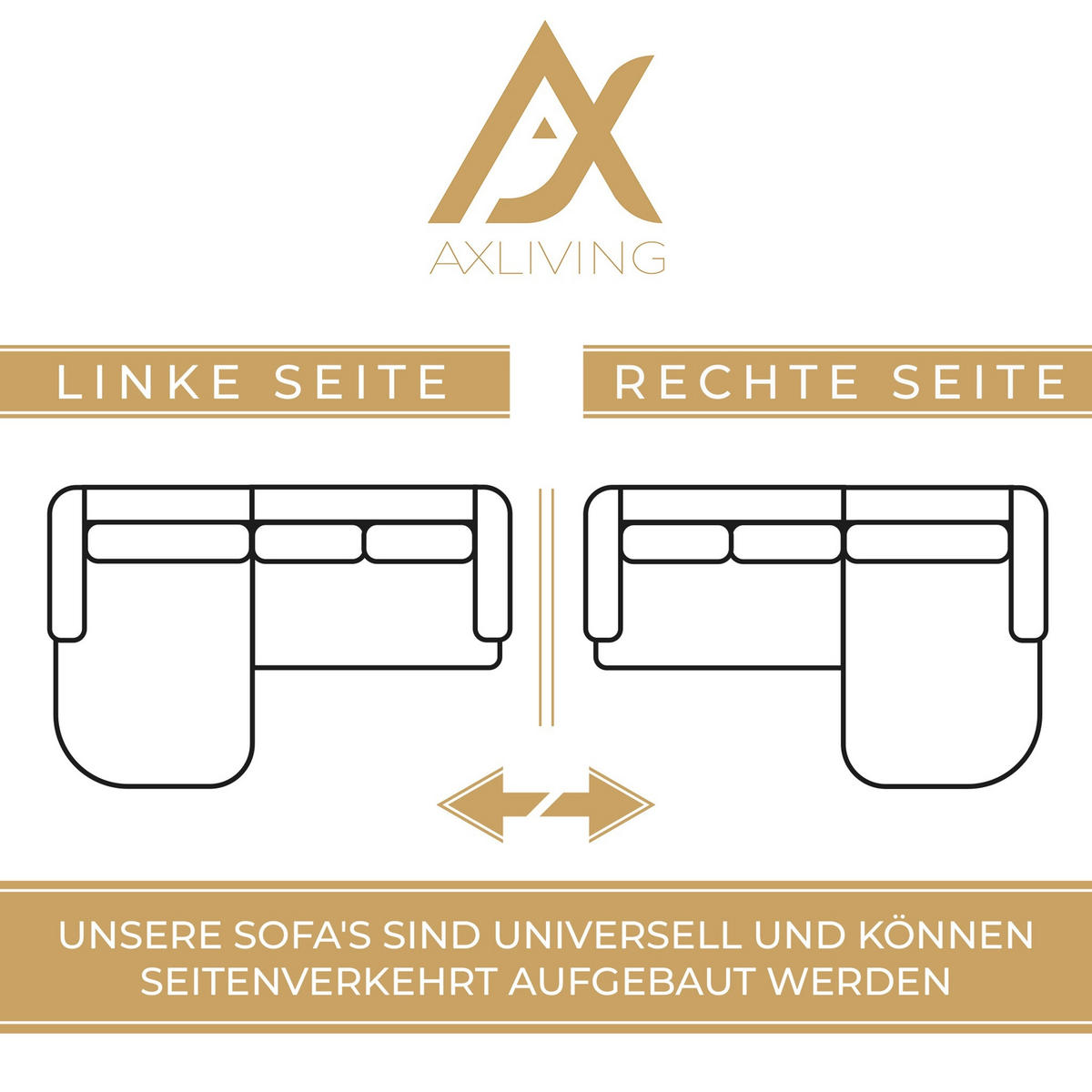 ECKSOFA L Form Kayseri Anthrazit 266/190/86 cm – mit Bettkasten - Schwarz, Kunststoff/Textil (266/190cm) - AX Living