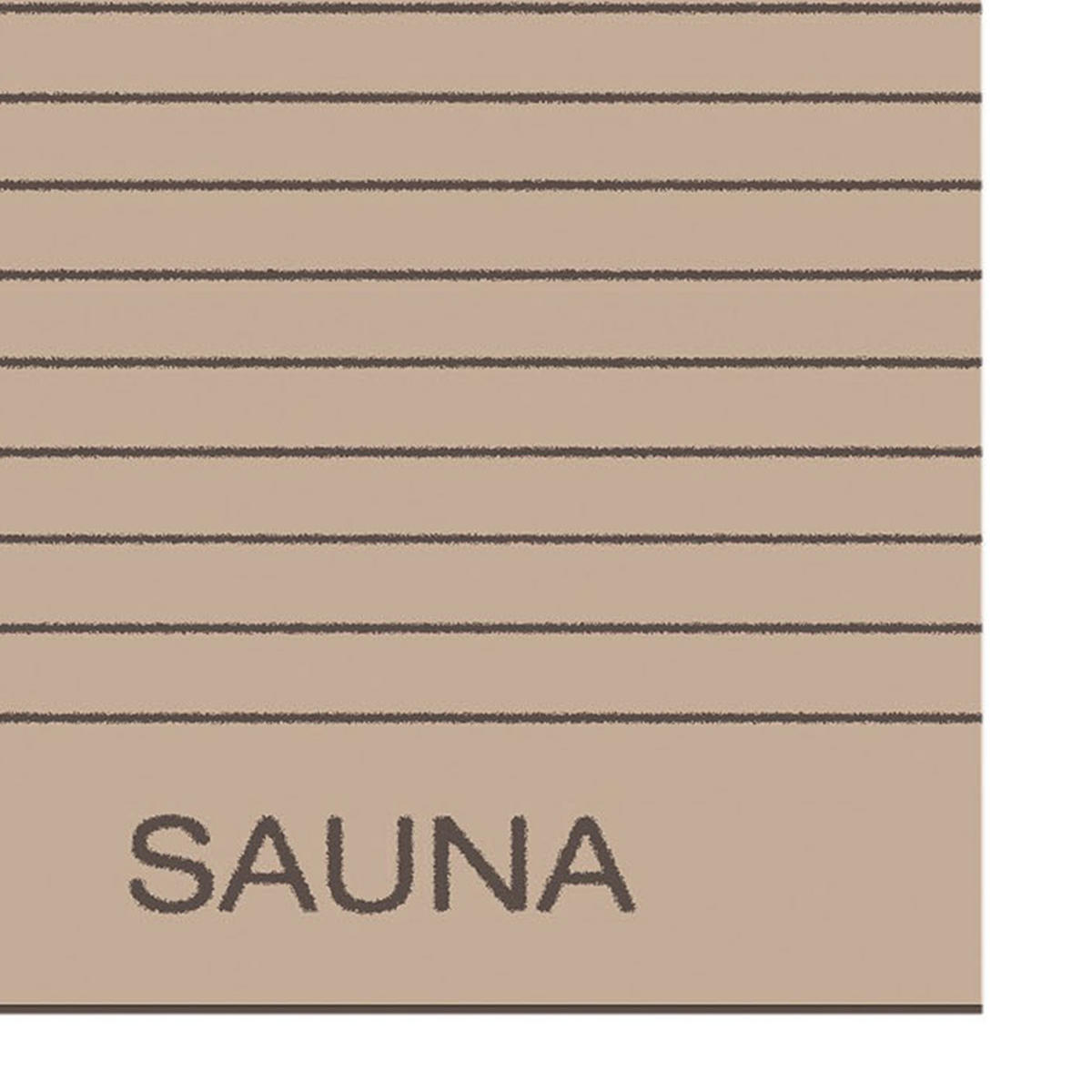 SAUNATÜCHER BALANCE DOUBLEFACE 6237 SAND - 39 - Sandfarben, Textil (80/200cm) - Cawoe