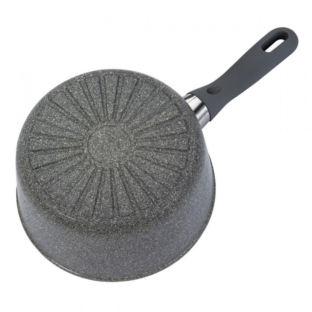 STIELTOPF Graphit 16/16/8.4 cm 750029340 - Graphitfarben, Metall (16cm) - Ballarini