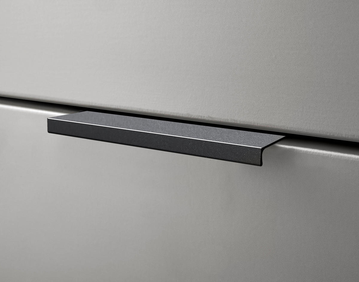 MIDISCHRANK mit 2 Schubladen - Grau, Holzwerkstoff (60/106/32cm) - home24