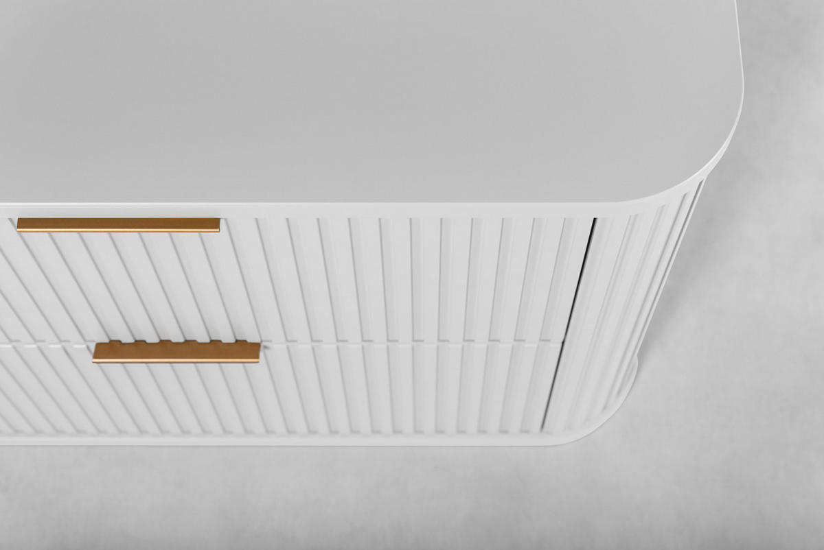 WASCHBECKUNTERSCHRANK Weiß matt 80/51/41cm - Weiß, Holzwerkstoff (80.4/51.7/41.5cm) - Rodan