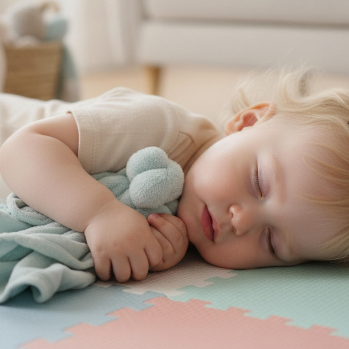 SPIELMATTE ab Null - 360/120 cm Puzzlematte Bunt - Multicolor, Kunststoff (30/30cm) - Littletom