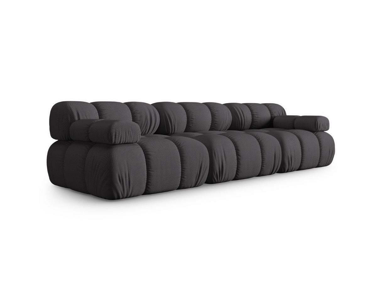 SOFA modular Bellis aus 3D-Stoff Expresso 3 Sitzplätze - Graubraun, Textil (94/70/282cm) - Micadoni