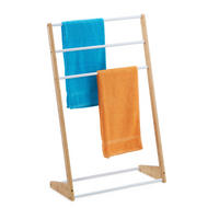 HANDTUCHHALTER - Multicolor, Holz/Metall (62/98/30cm) - Relaxdays