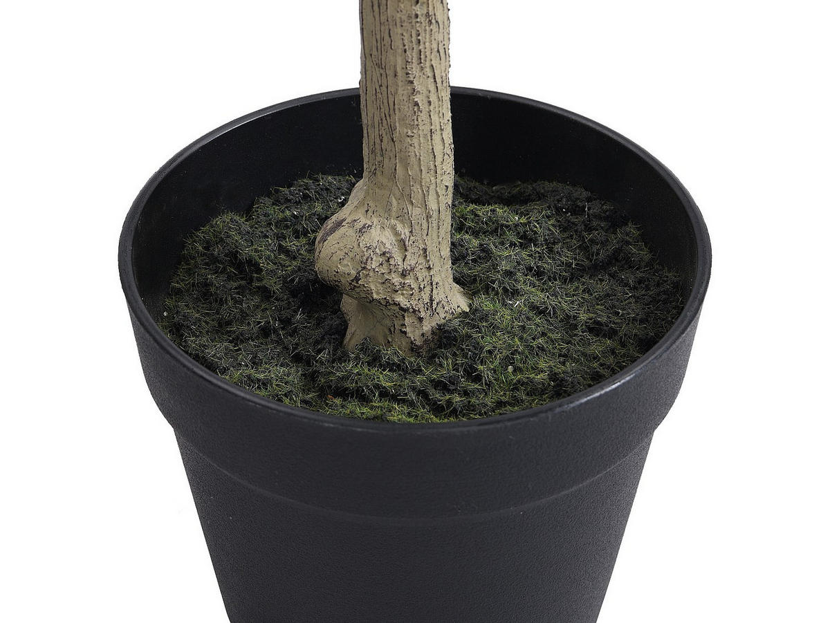 KUNSTPFLANZE - 40 cm x 40 cm - Plastik, Stoff - Grün - HUESCA - Grün, Kunststoff (120cm) - Vente-Unique