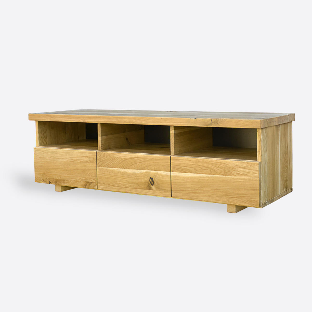 TV-SCHRANK aus Eichenholz DENAR - Eichefarben, Holz (140/45/45cm) - Rawood Furniture