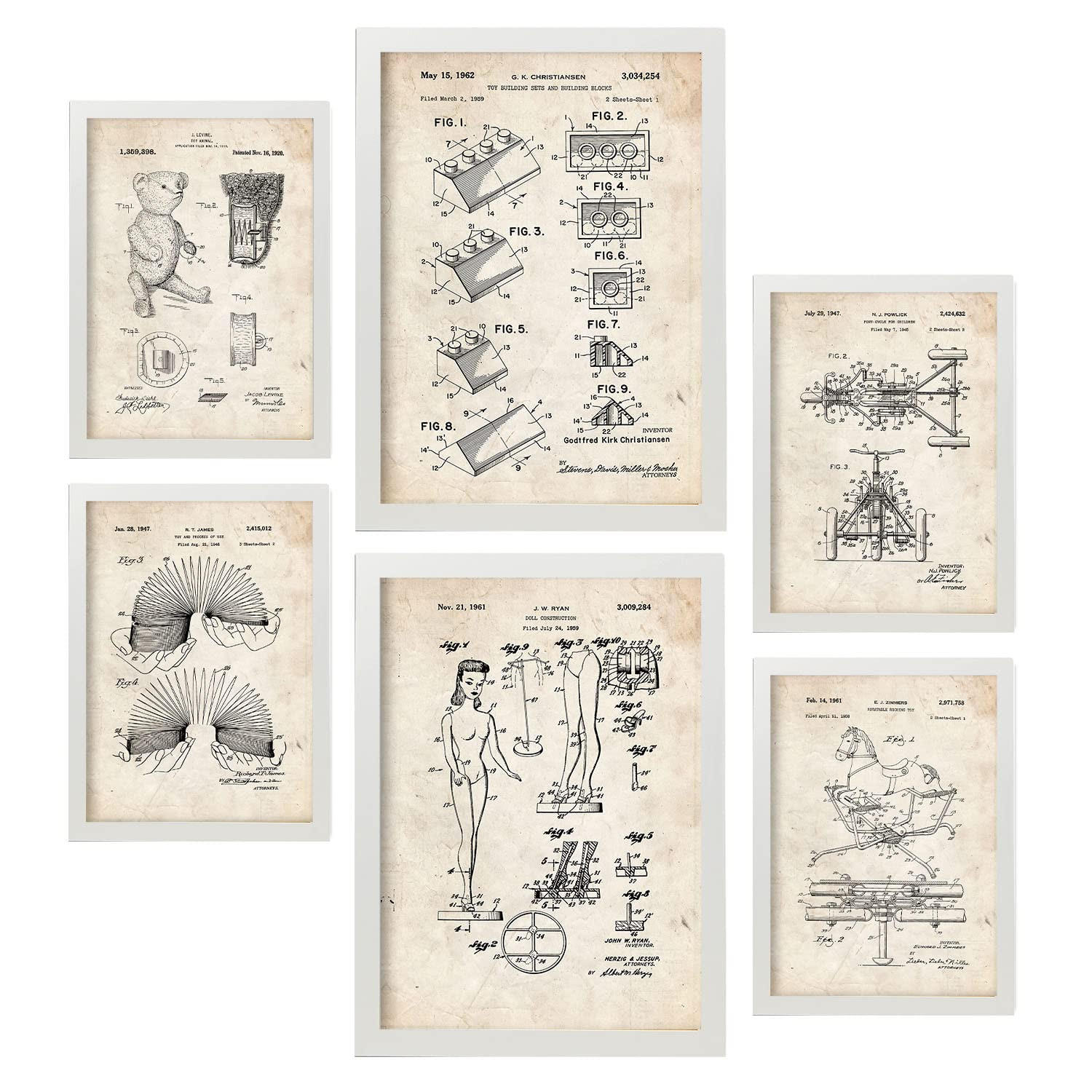 Nacnic Poster Weiß 29x3 cm