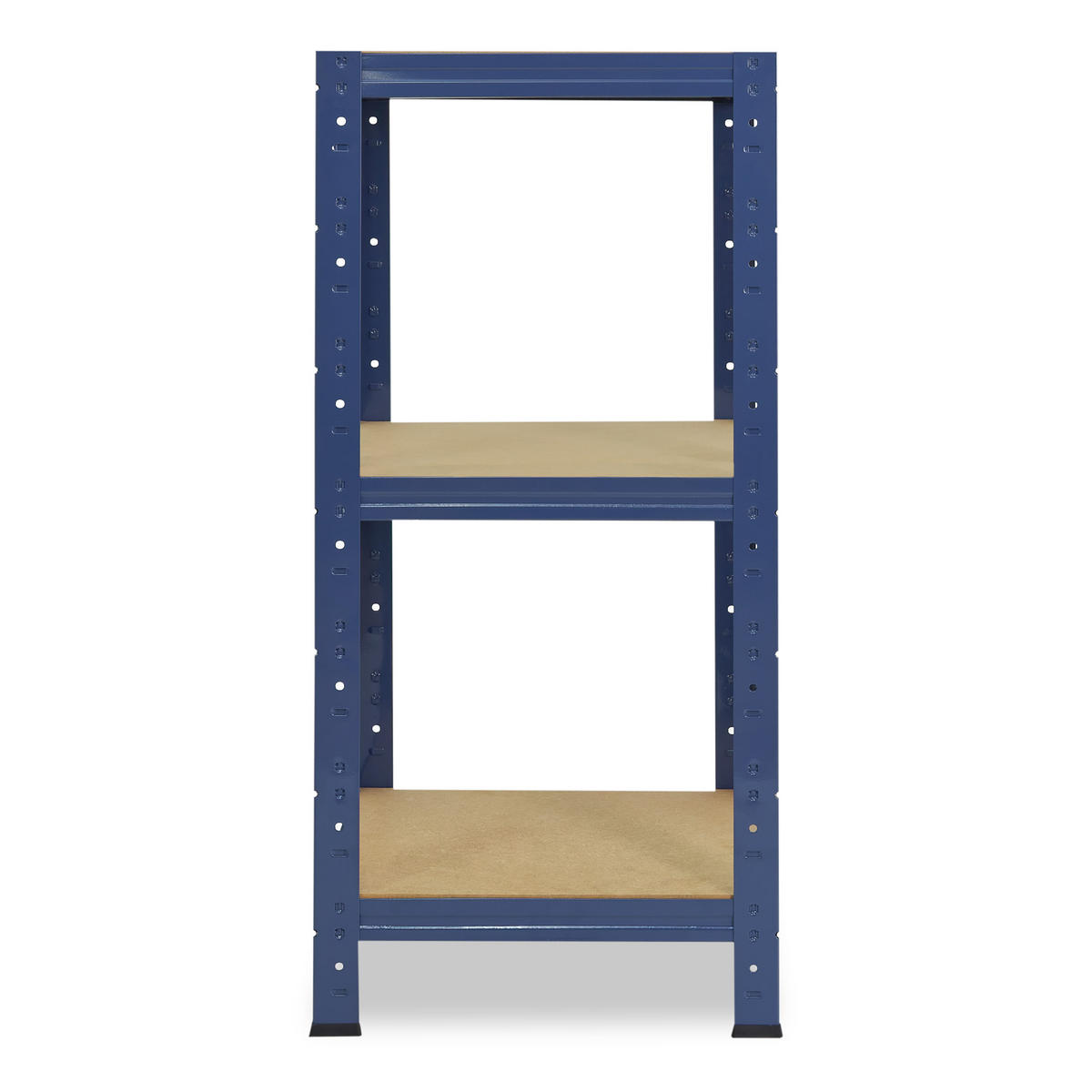 SCHWERLASTREGAL HOME 90x60x60 cm in blau mit 3 Böden und 175 kg Traglast pro Boden - Blau, Metall (60/90/60cm) - shelfplaza