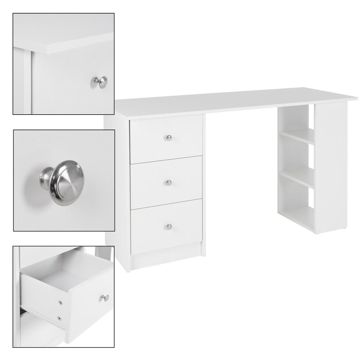 COMPUTERTISCH - Teakfarben, Holzwerkstoff (120/49/72cm) - ML-DESIGN