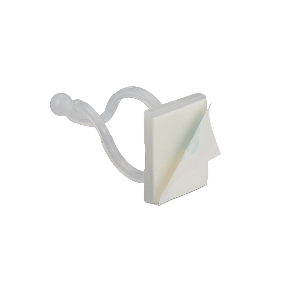 240XPFLANZENCLIPS - Weiß, Kunststoff (2.2/1.8/4cm) - Relaxdays