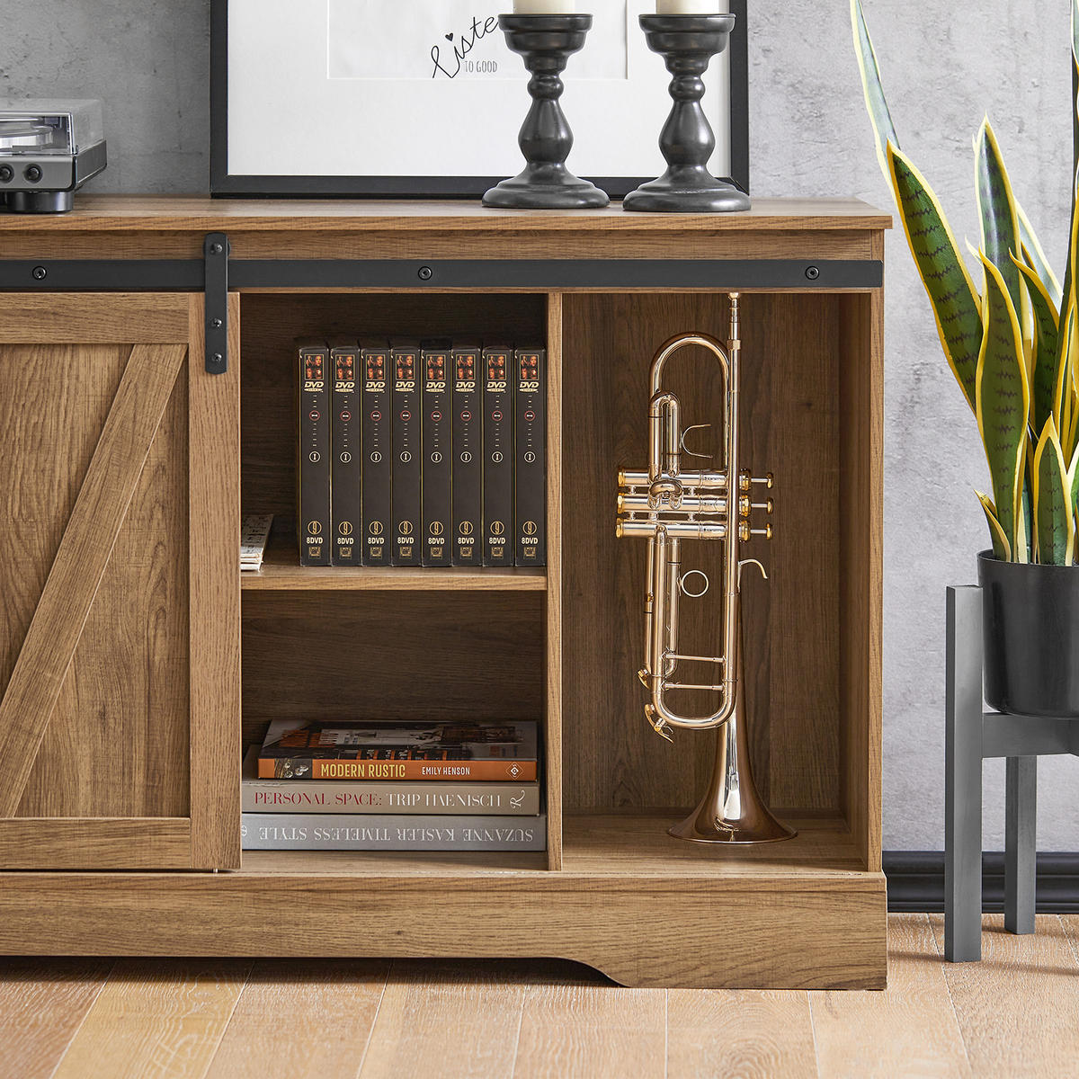 SIDEBOARD Natur - Braun, Holzwerkstoff (120/70/40cm) - SoBuy