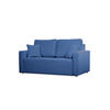 SOFA Mira Blau, Zweisitzer Sofa, mit Schlaffunktion - Blau, Holzwerkstoff/Textil (170/99/114cm) - Bettso