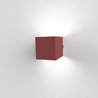 WANDLEUCHTE Desmo - Rot, Metall (10/10/10cm) - Lumicom