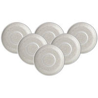 ESPRESSOUNTERTASSEN Perlemor Sand beige ø 12 cm 6er Set - Beige, Keramik (12cm) - like.Villeroy & Boch